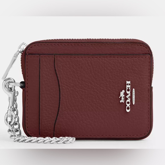 👛👛NWT COACH Zip Card Cas👛👛 - Picture 1 of 2